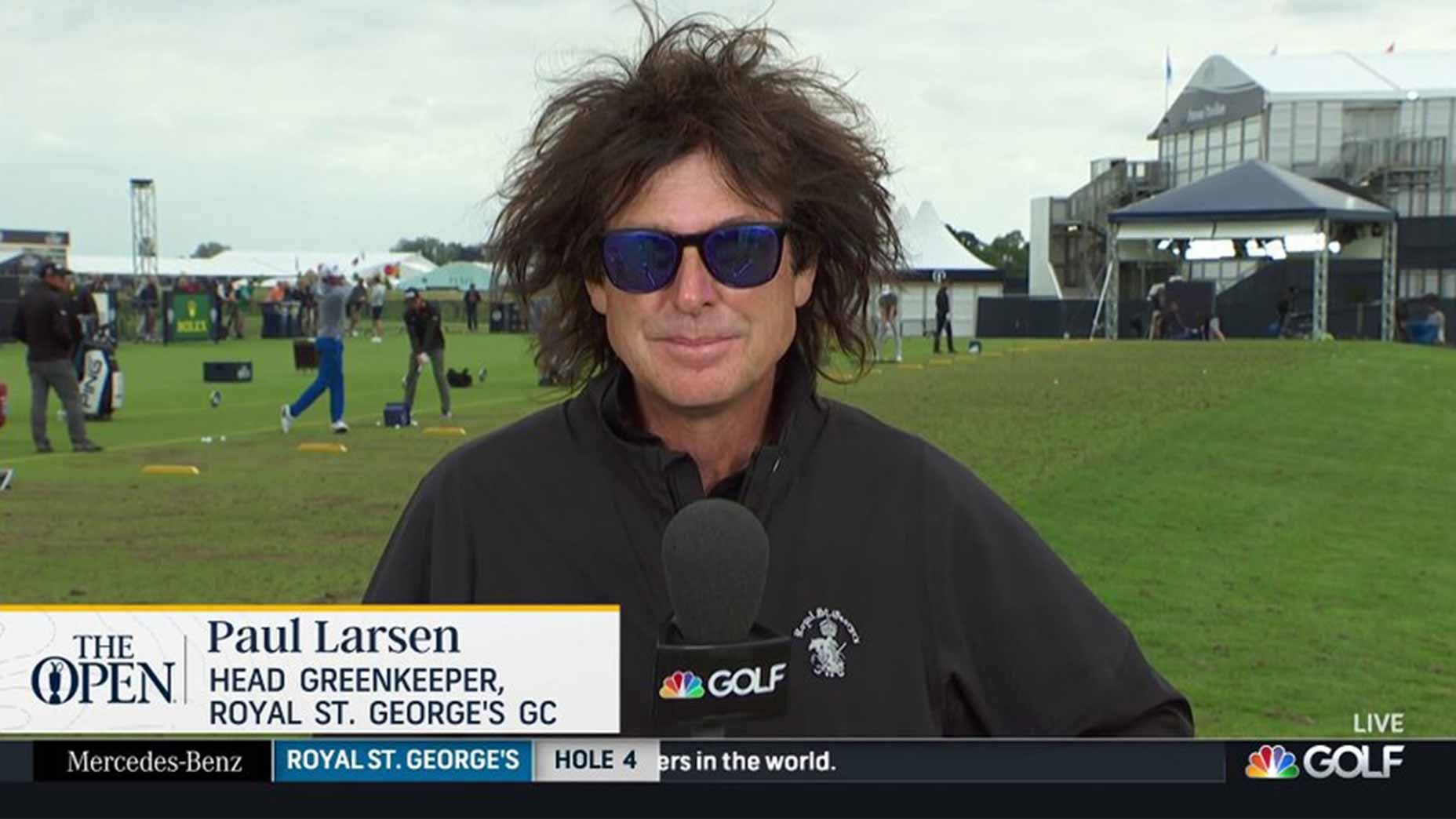 Royal St. George's well-coiffed greenskeeper has lit Twitter on fire