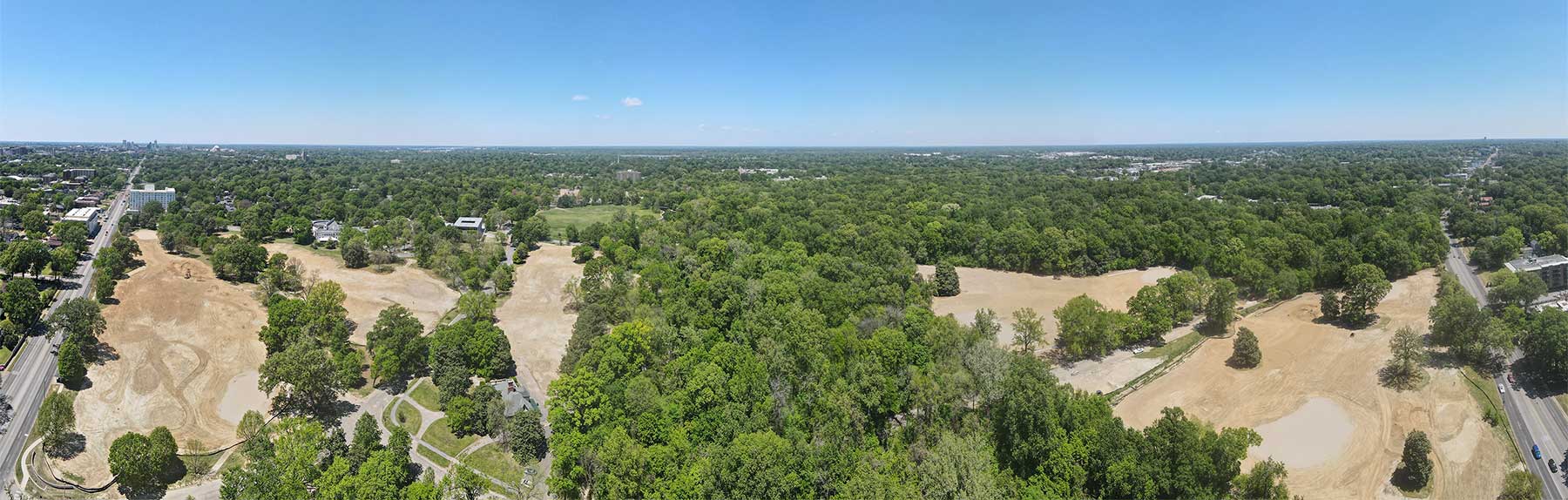 Building Overton Park golf course in Memphis.