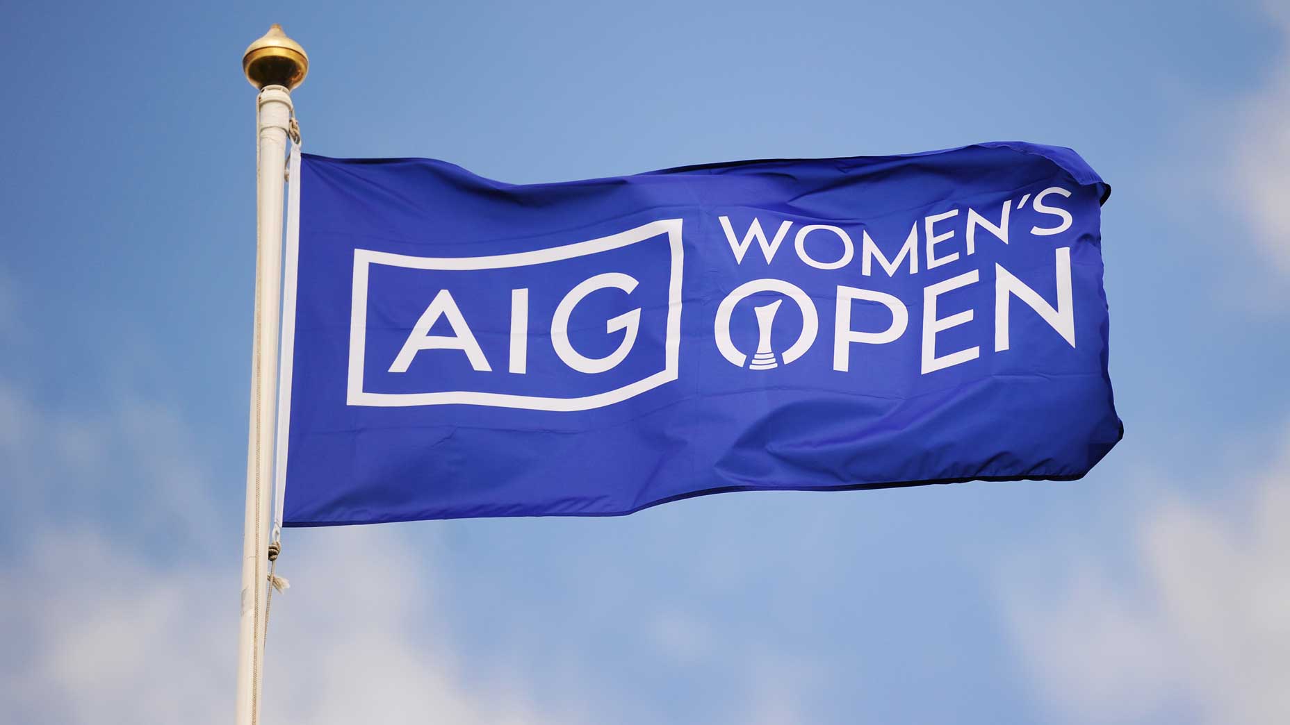 womens open flag blows