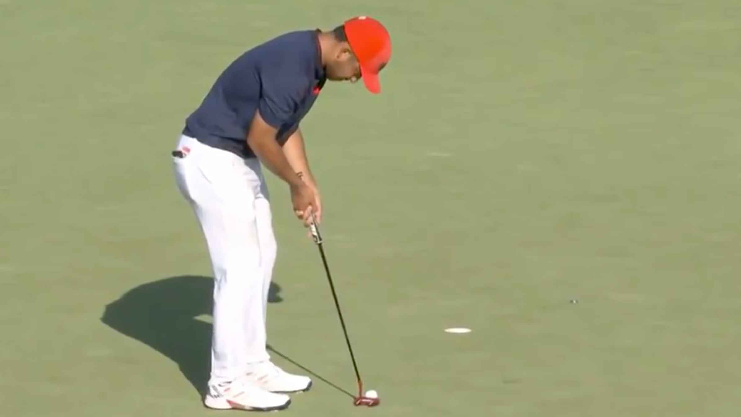 xander schauffele over 4-footer