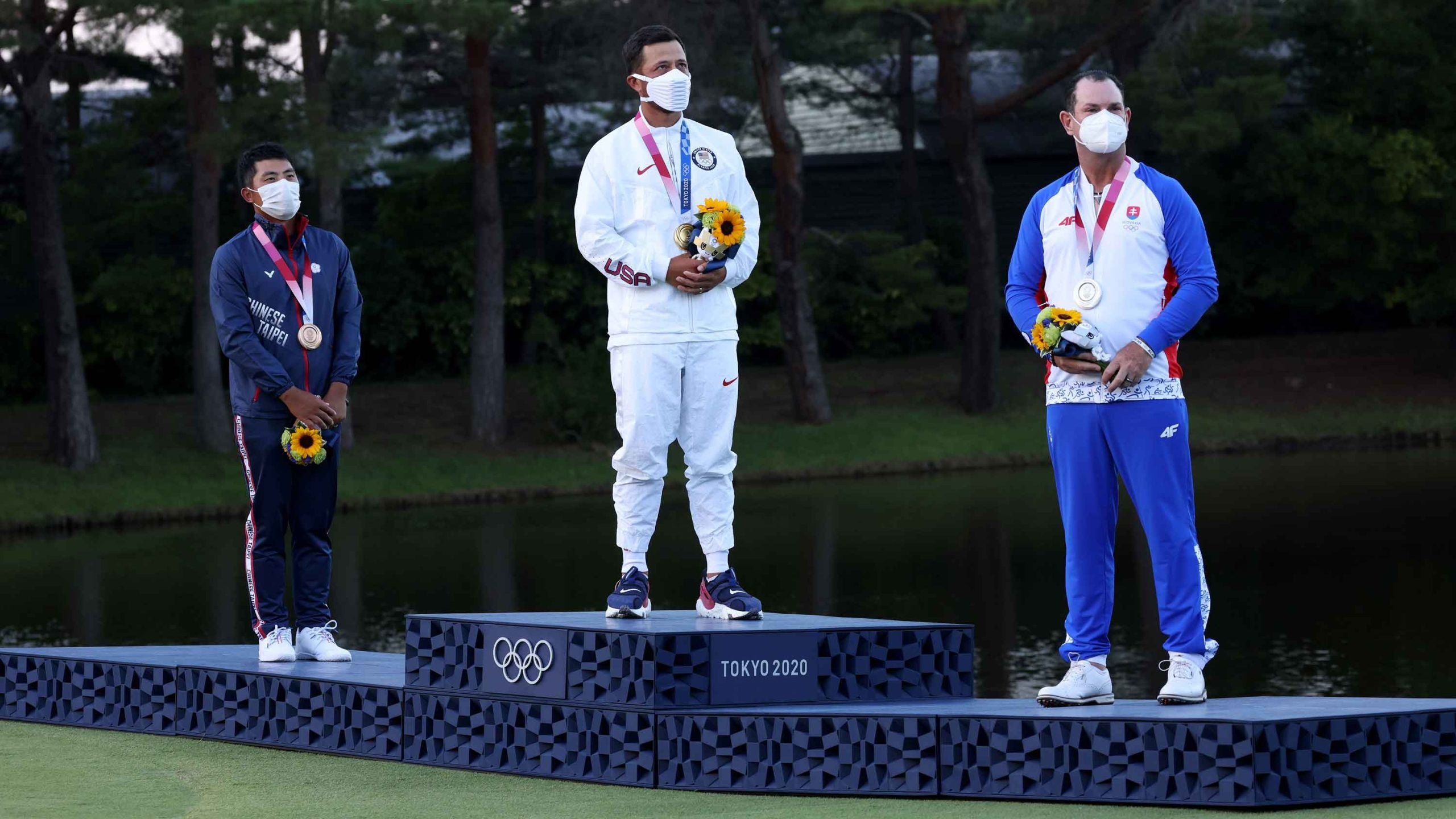 xander on podium