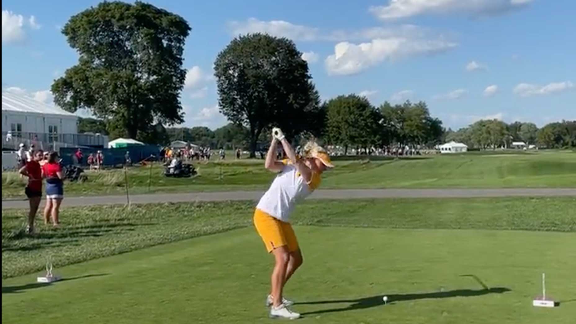 Why some players are intentionally missing this fairway at the Solheim Cup