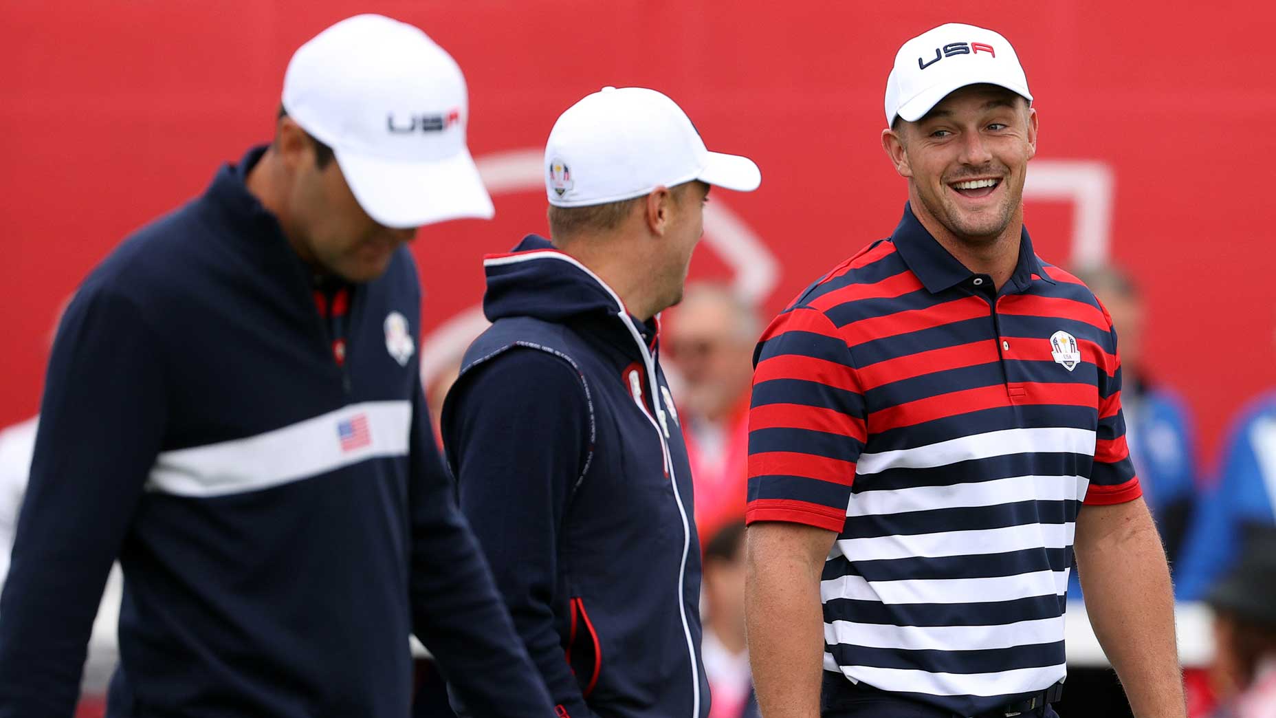 WE'RE FRIENDS! Every U.S. Ryder Cup player insists they’re close.
