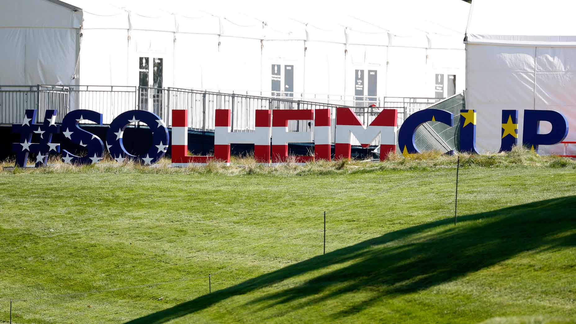 2021 Solheim Cup sign