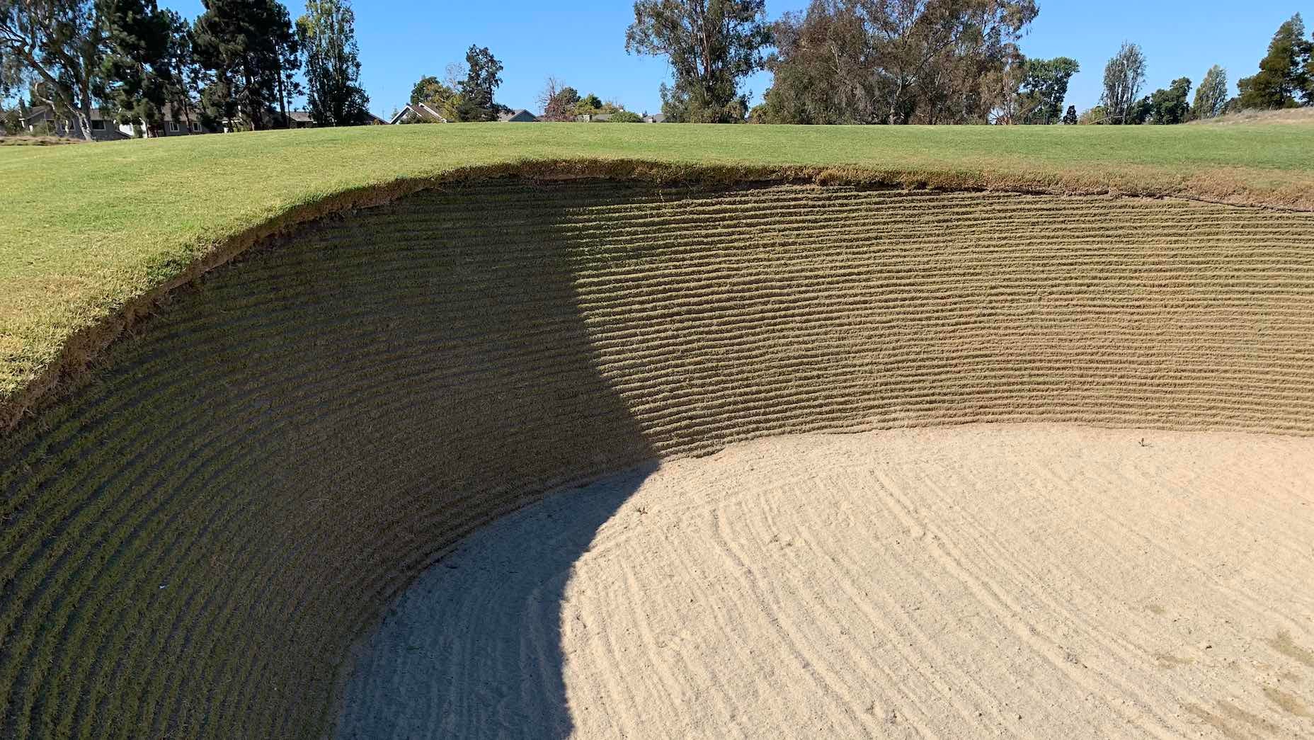 The details on the North Course are coming in nicely.