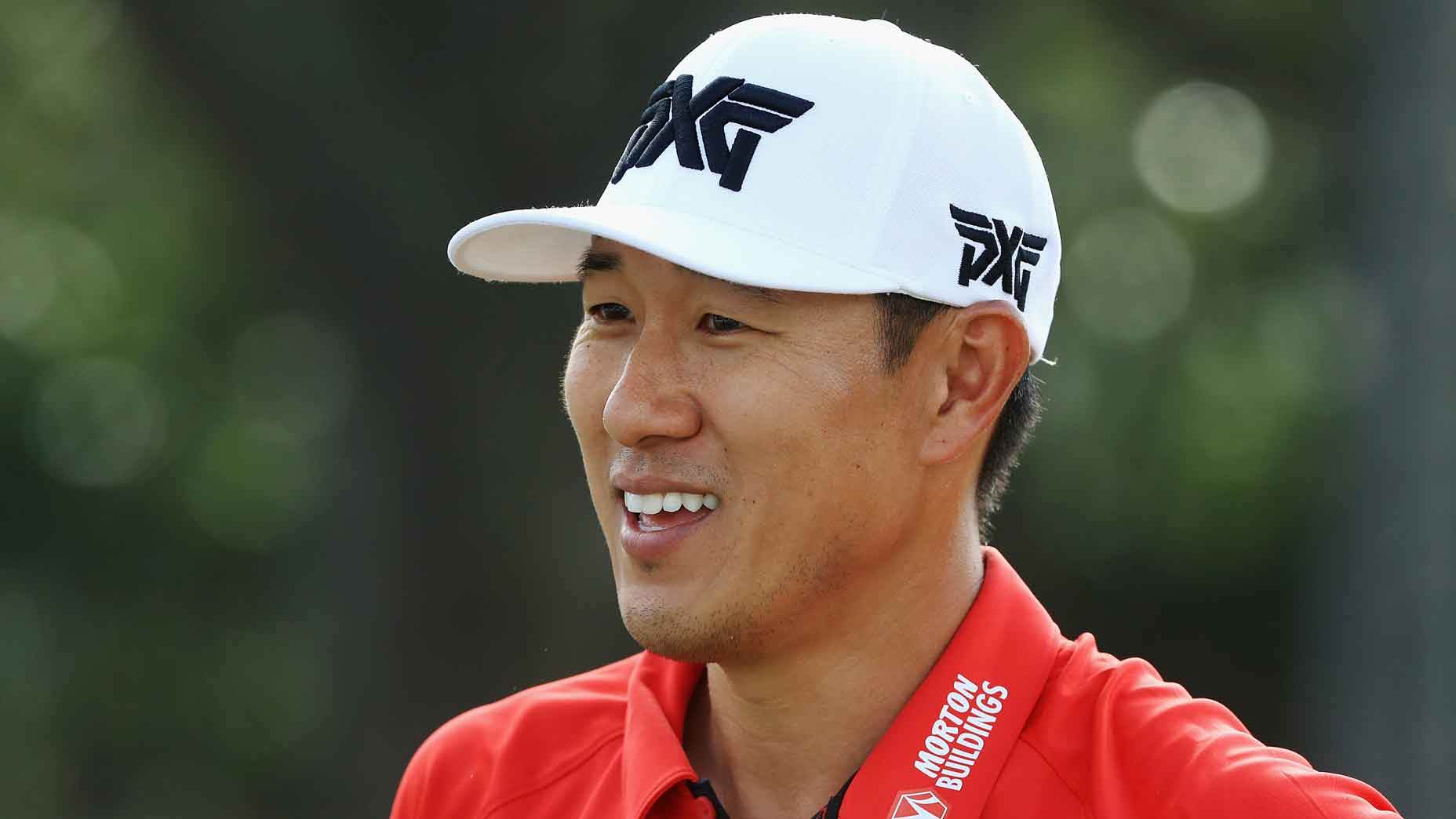 James Hahn flashes a smile