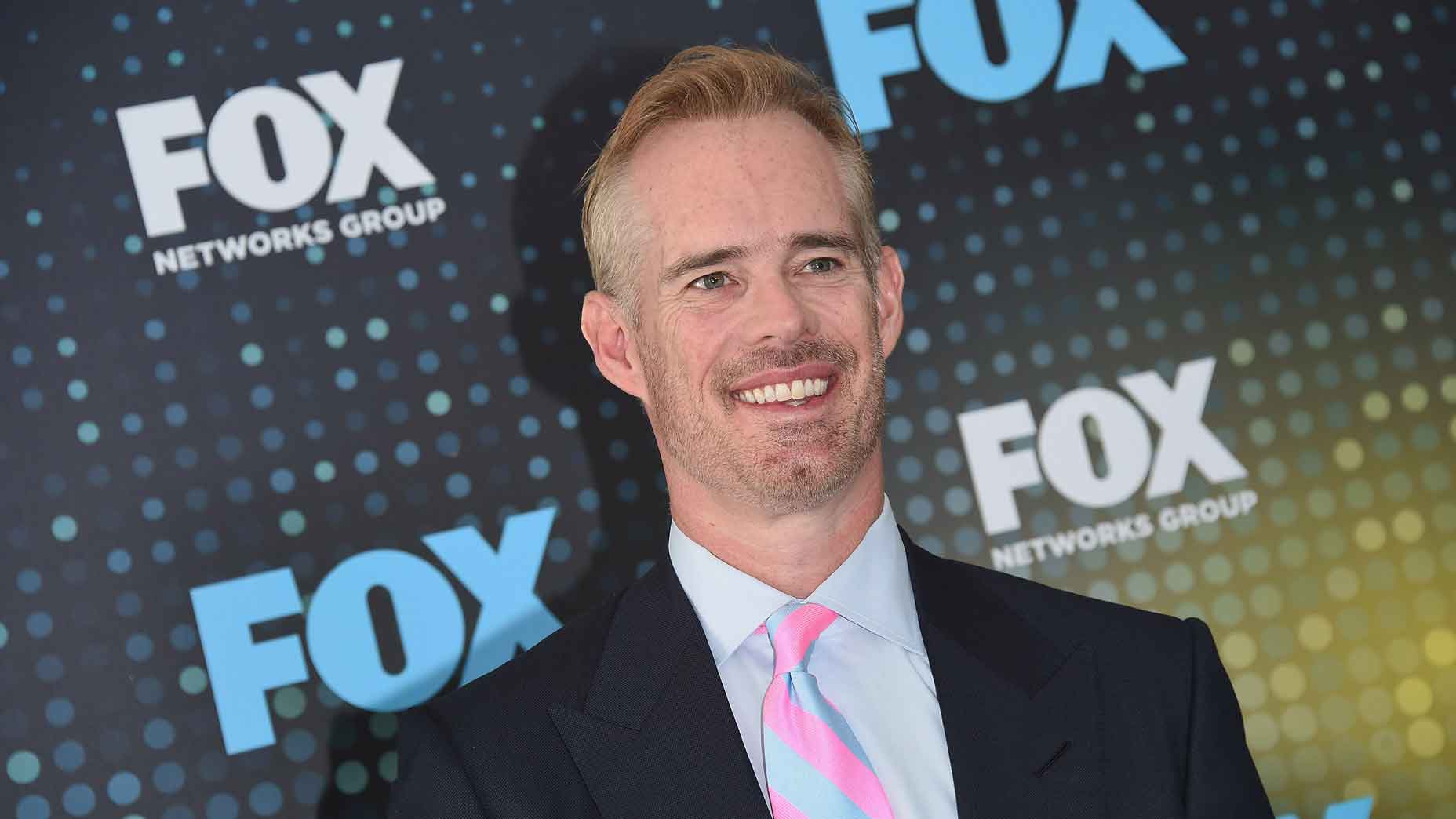 Joe Buck portrait in front of Fox backdrop