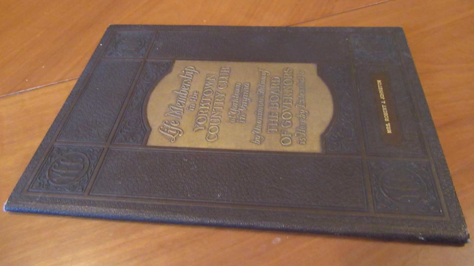 yorktown country club membership