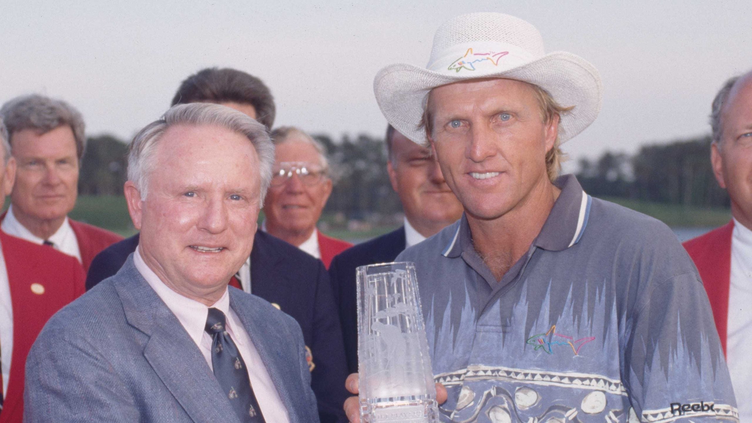 Greg Norman, Deane Beman 1994 The Players Championship