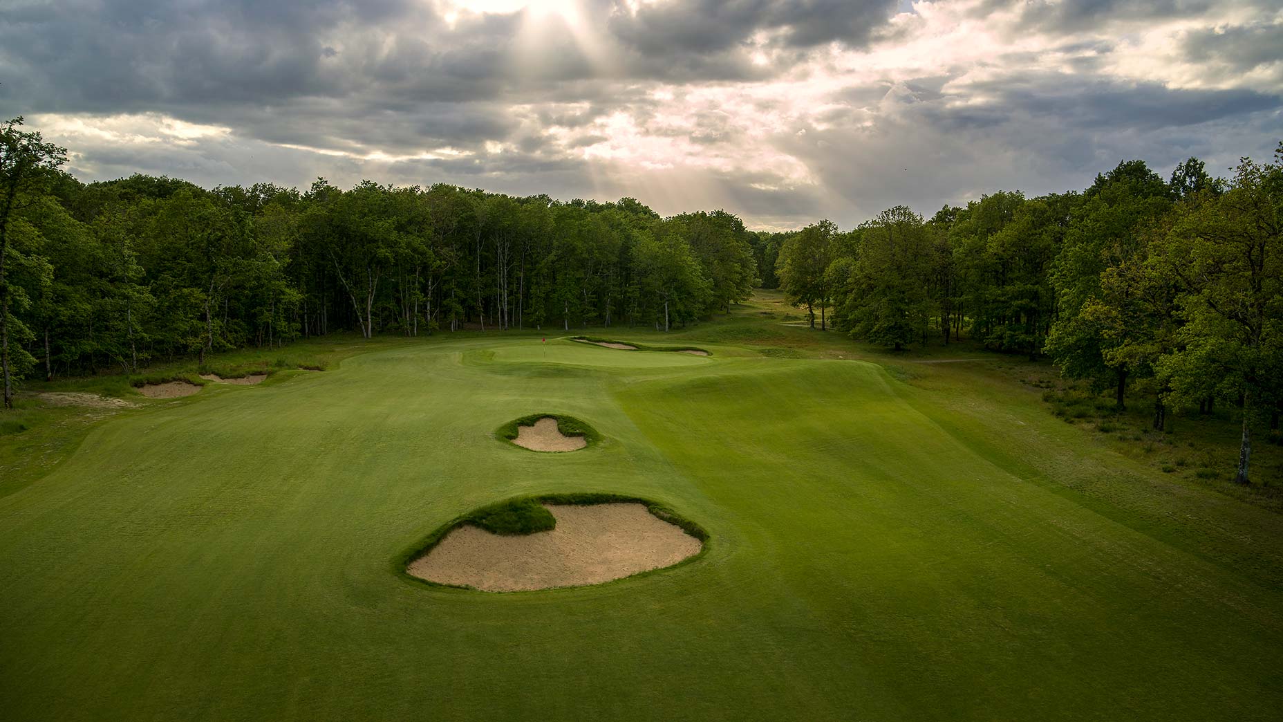 The 7th hole at Les Bordes' New Course in France