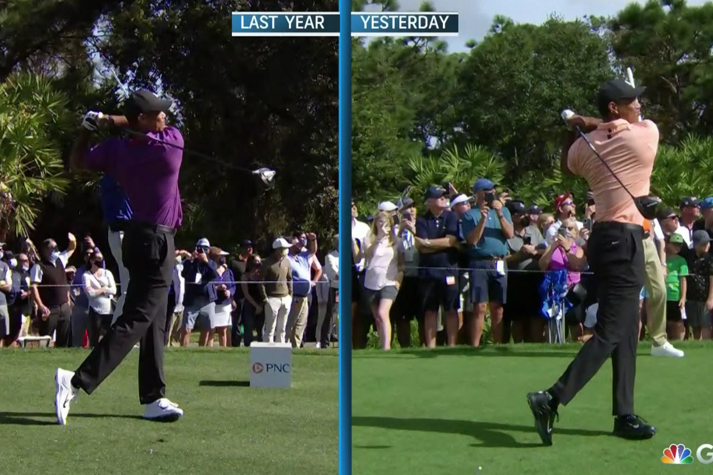 tiger woods swings