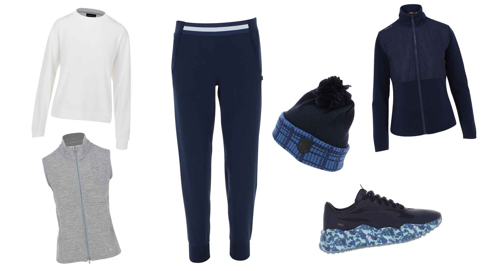 Winter golf outfit