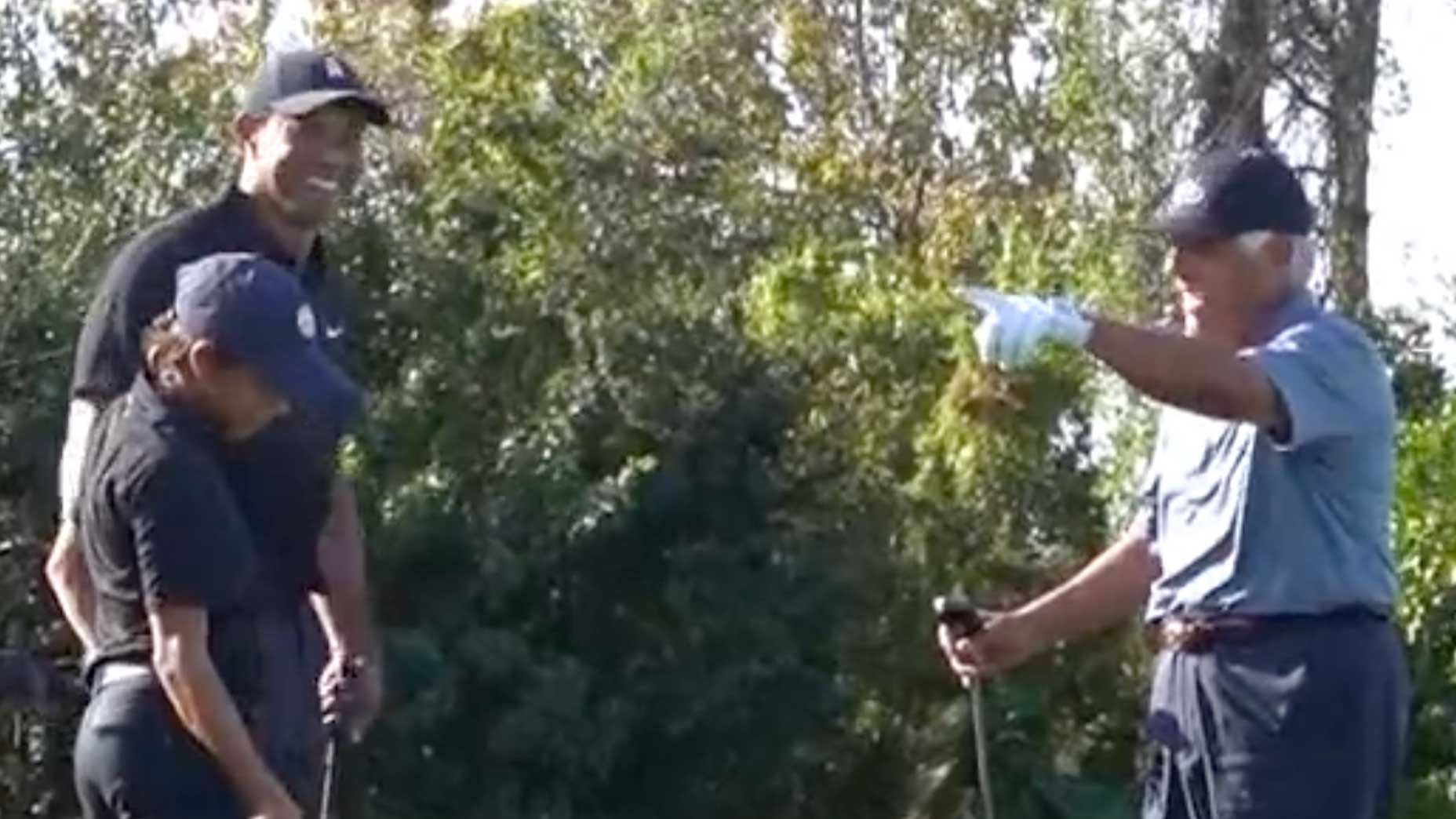 Tiger Woods, Charlie Woods, Lee Trevino