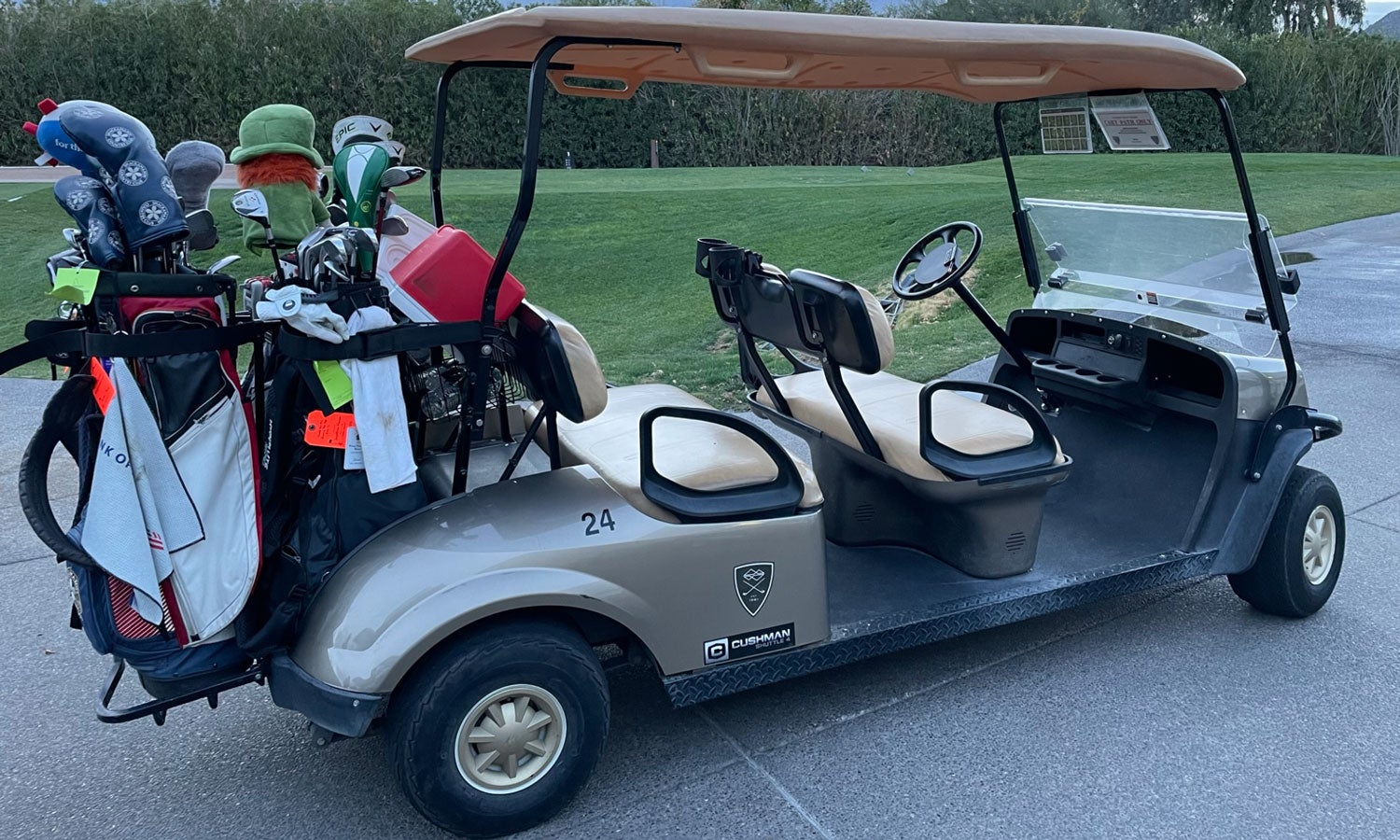 mountain shadows four-person golf cart