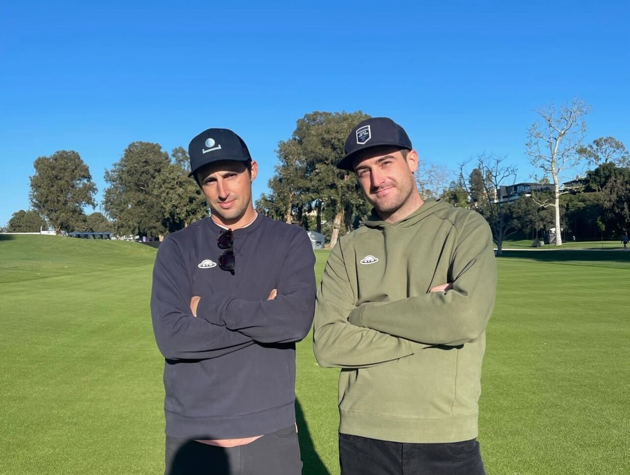 Dylan and Sean rocking their new gear