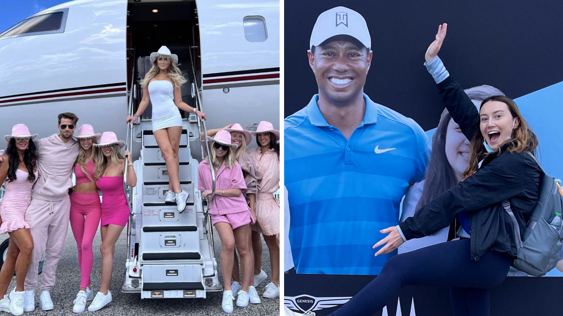 Paulina Gretzky went to St. Barth's and I went to Riviera.