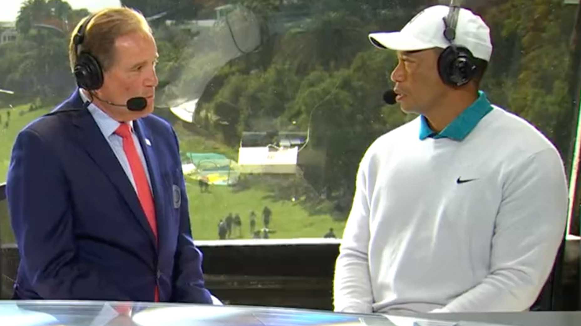 Tiger Woods, Jim Nantz