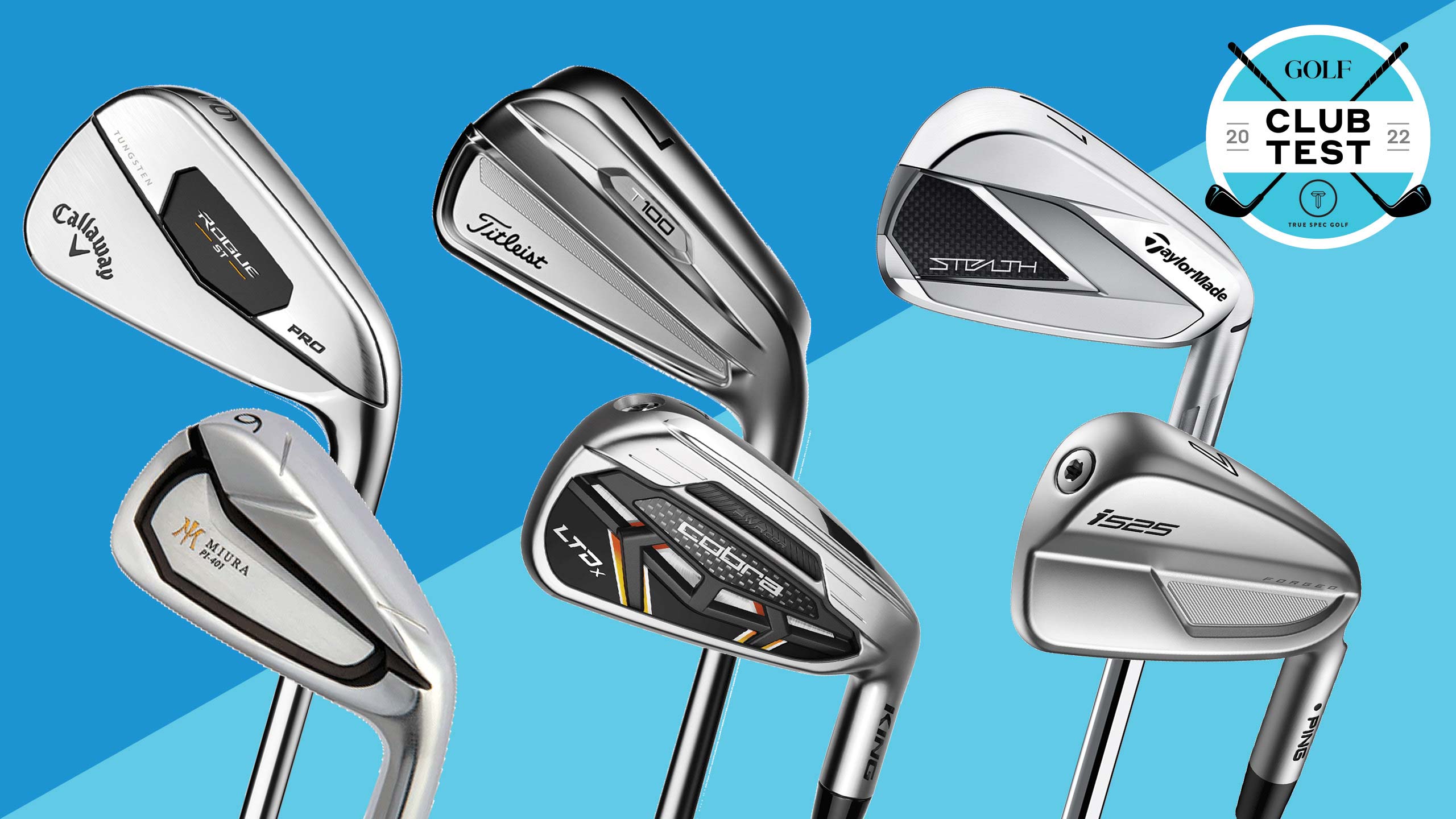 6 new golf irons tested in ClubTest 2022