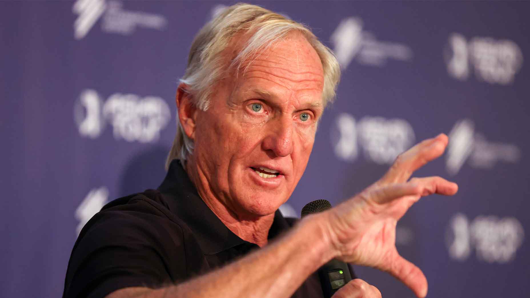 greg norman speaks press conference