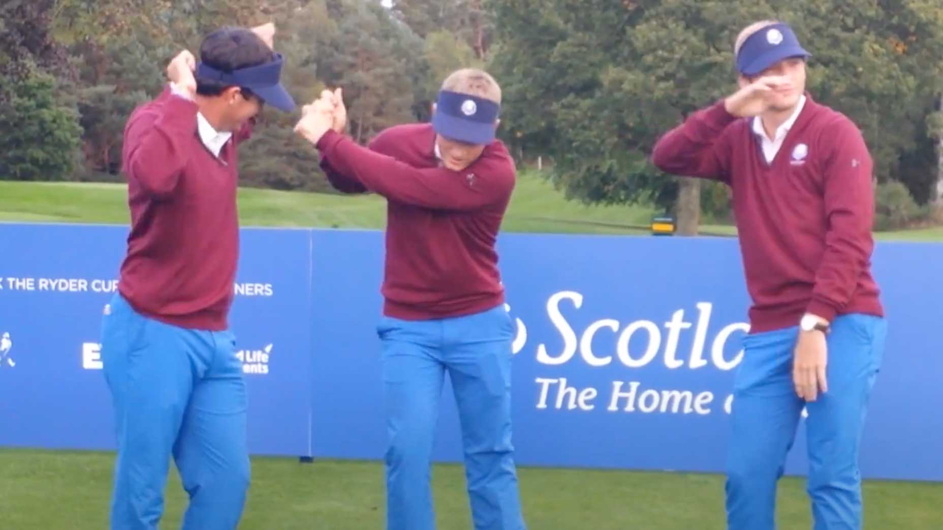 Davis Riley, Brad Dalke, Sam Burns