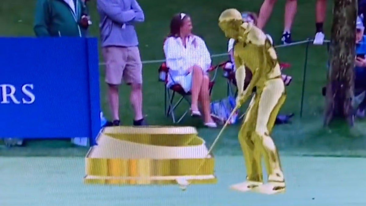 Who is Gold Man? Bizarre special effect on Players broadcast amuses, mystifies golf fans