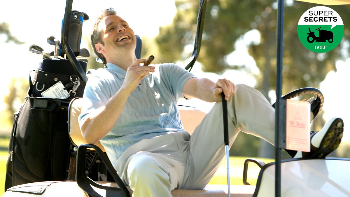 golfer smoking cigar