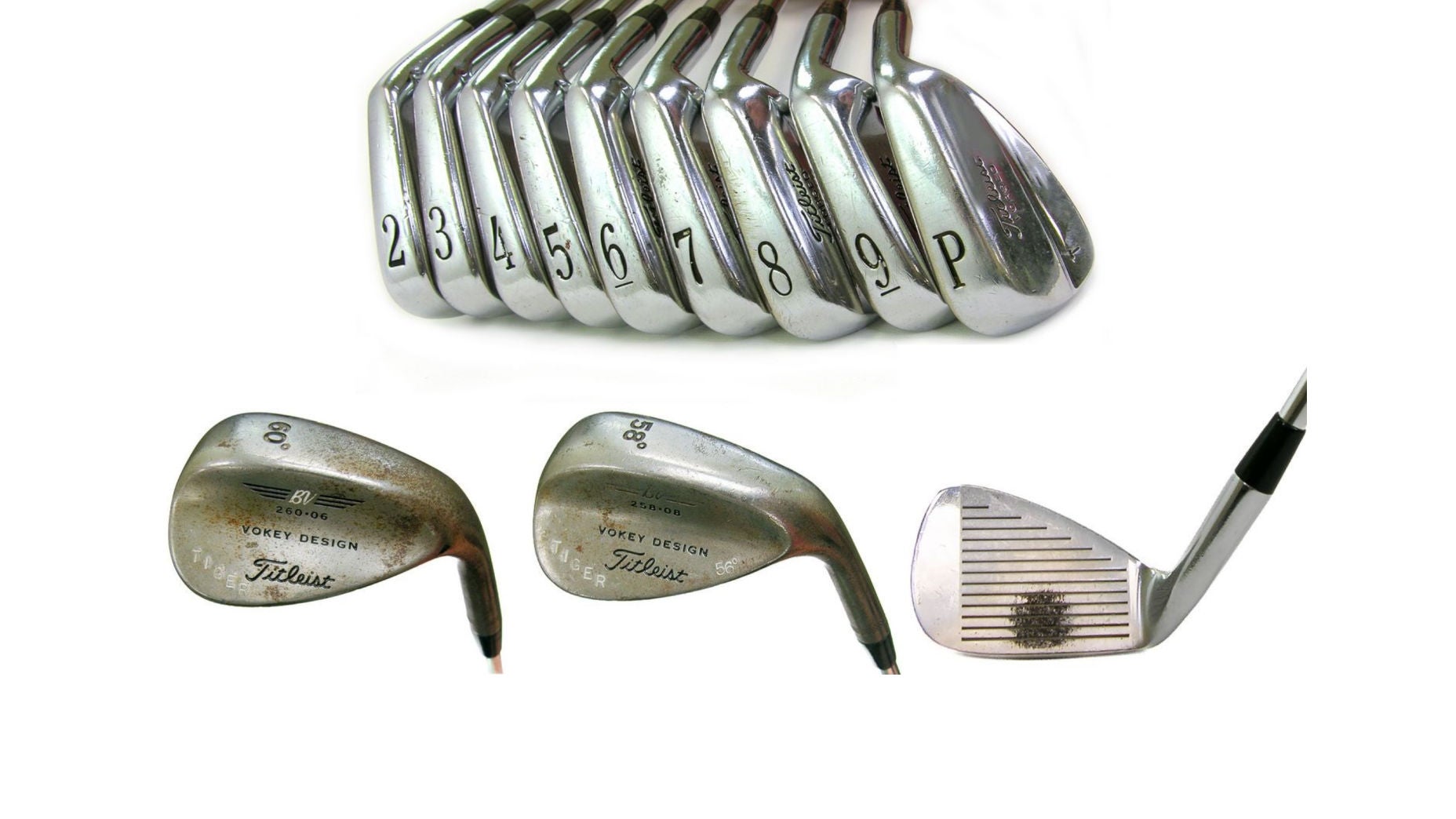 tiger woods tiger slam irons titleist