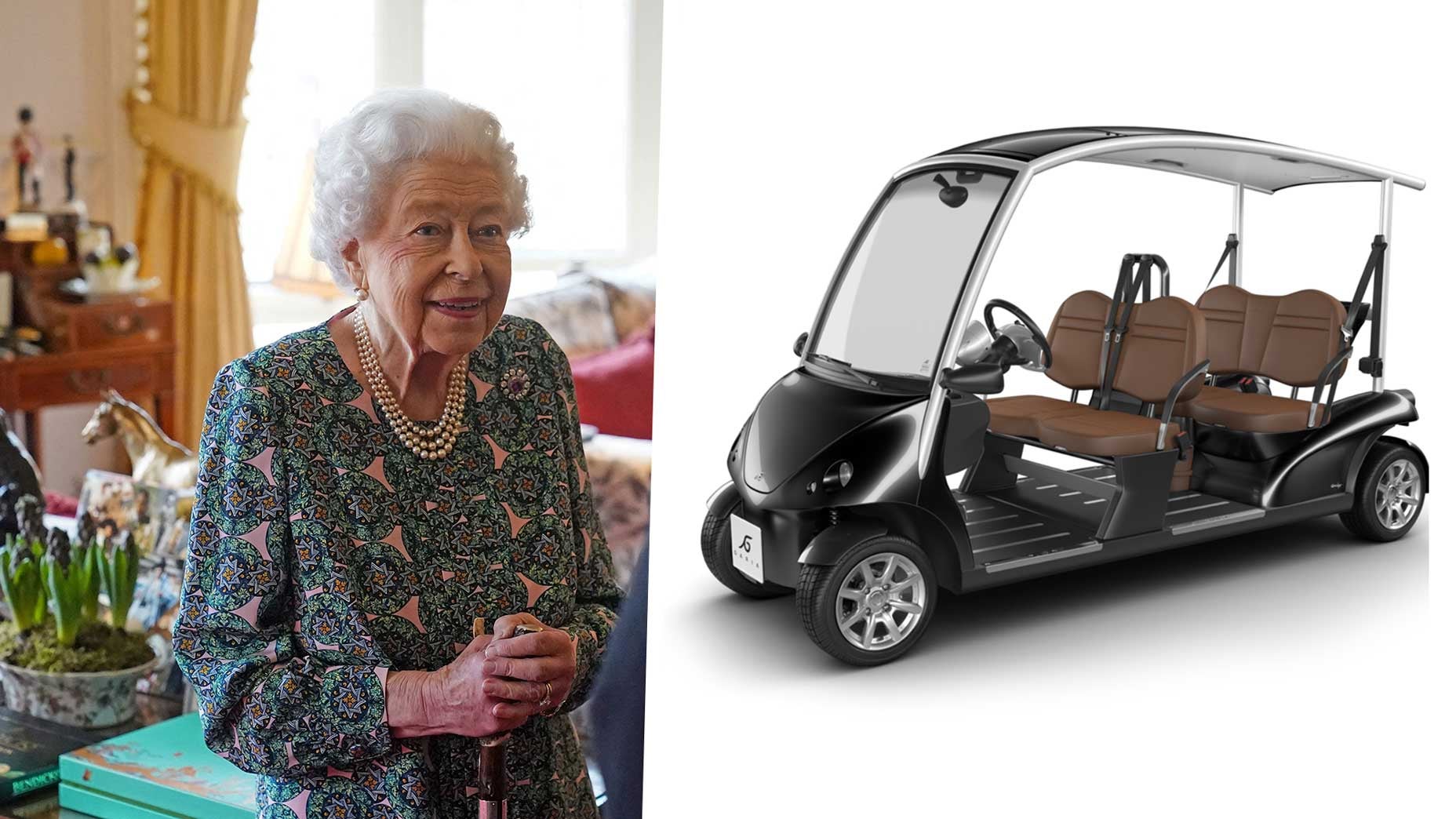 Queen Elizabeth's $80,000 golf cart is nothing short of majestic