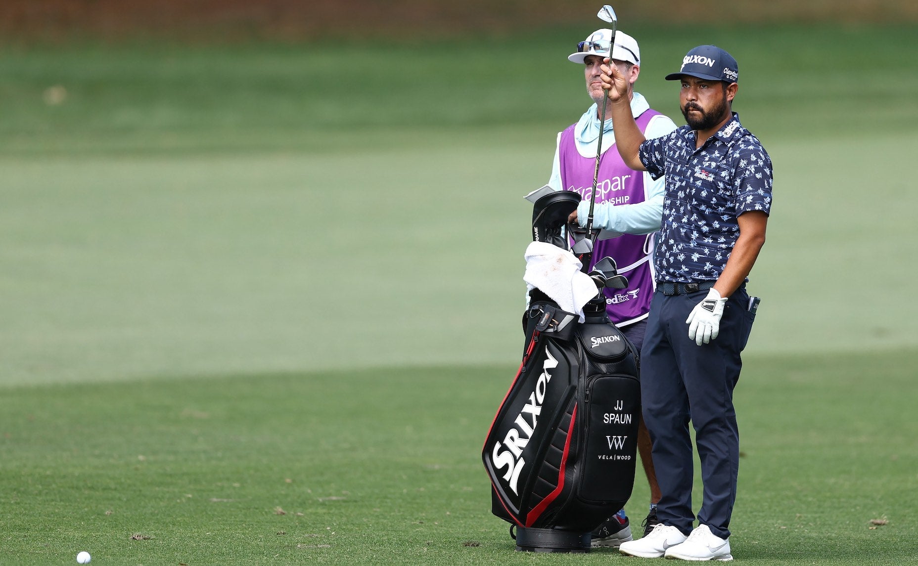 jj spaun winner's bag