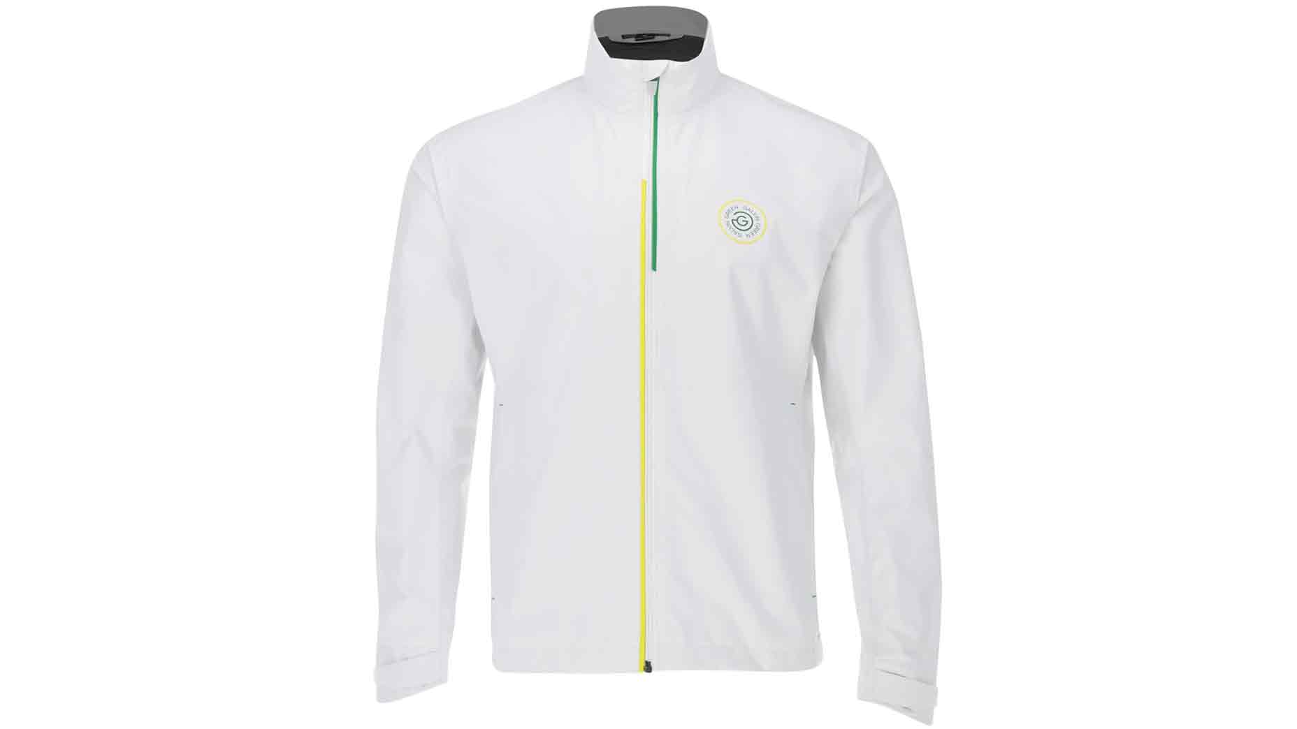 Channel the most recognizable jumpsuit in golf with this limited-edition rain jacket
