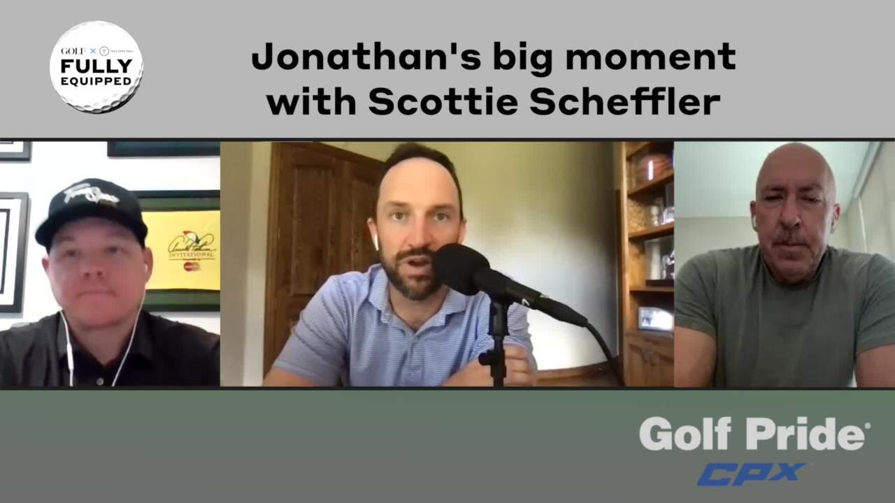 Our gear writer's big moment with Scottie Scheffler
