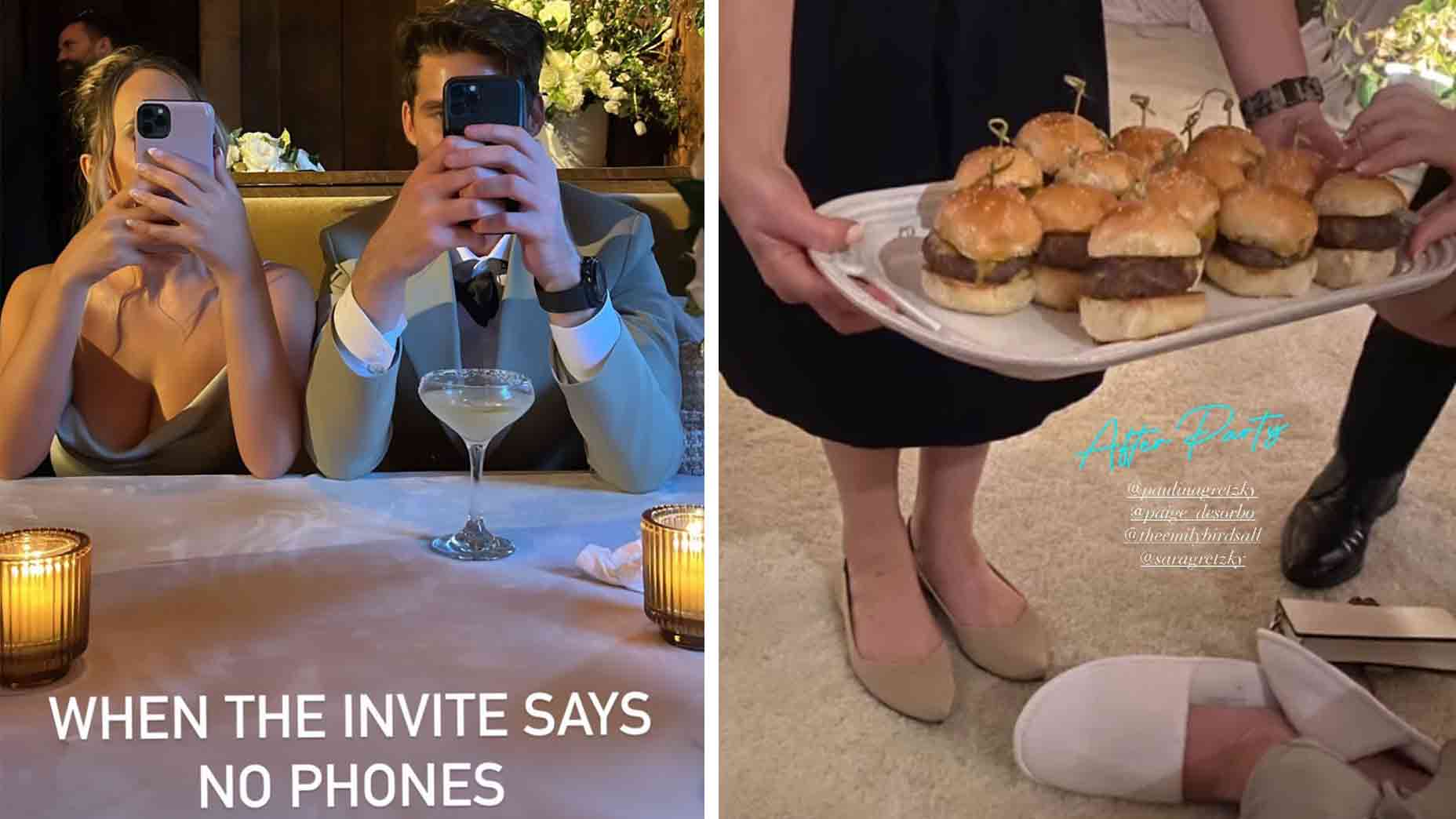 A phone-free wedding!