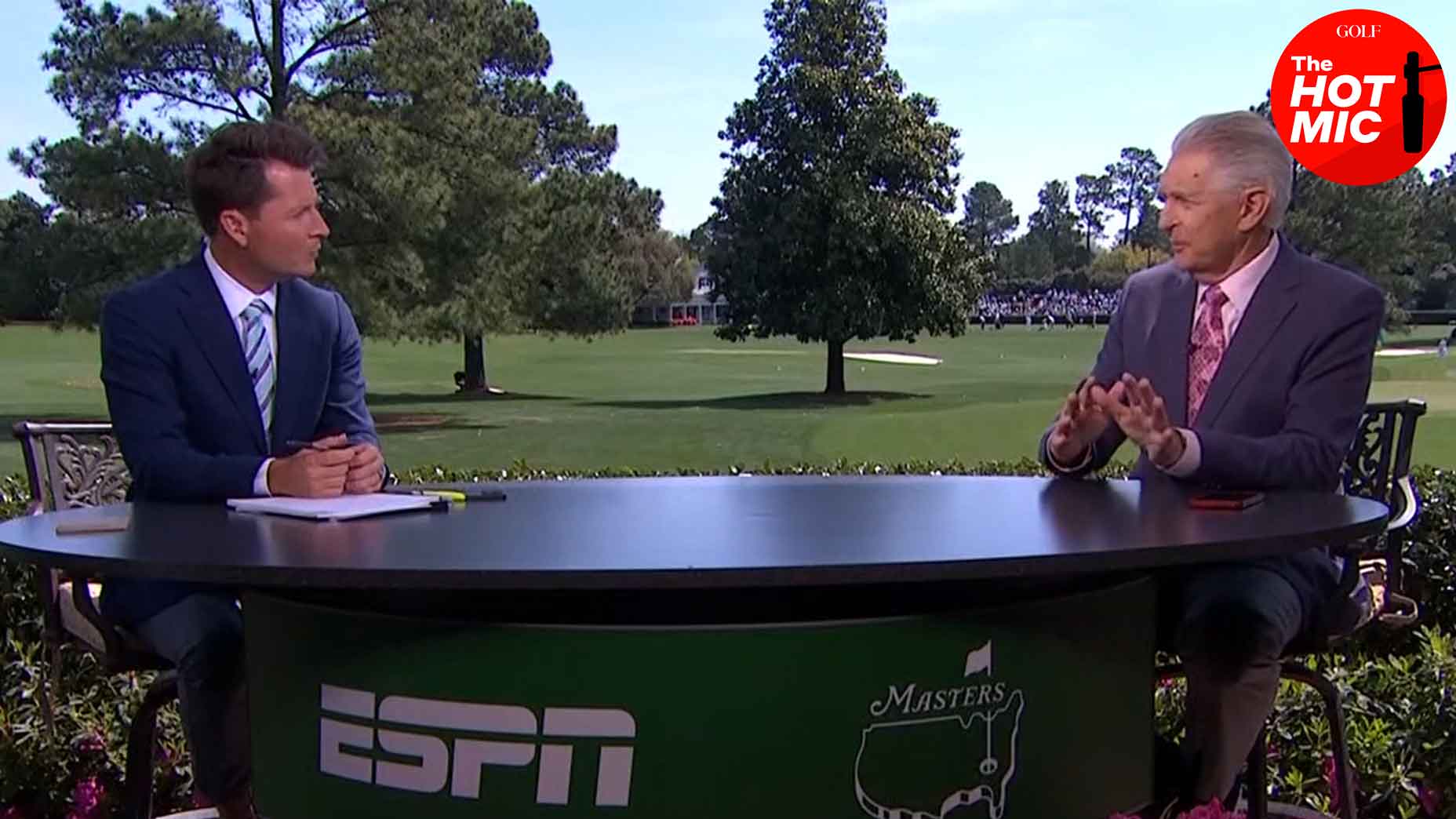 What it's like hosting SportsCenter at the Masters