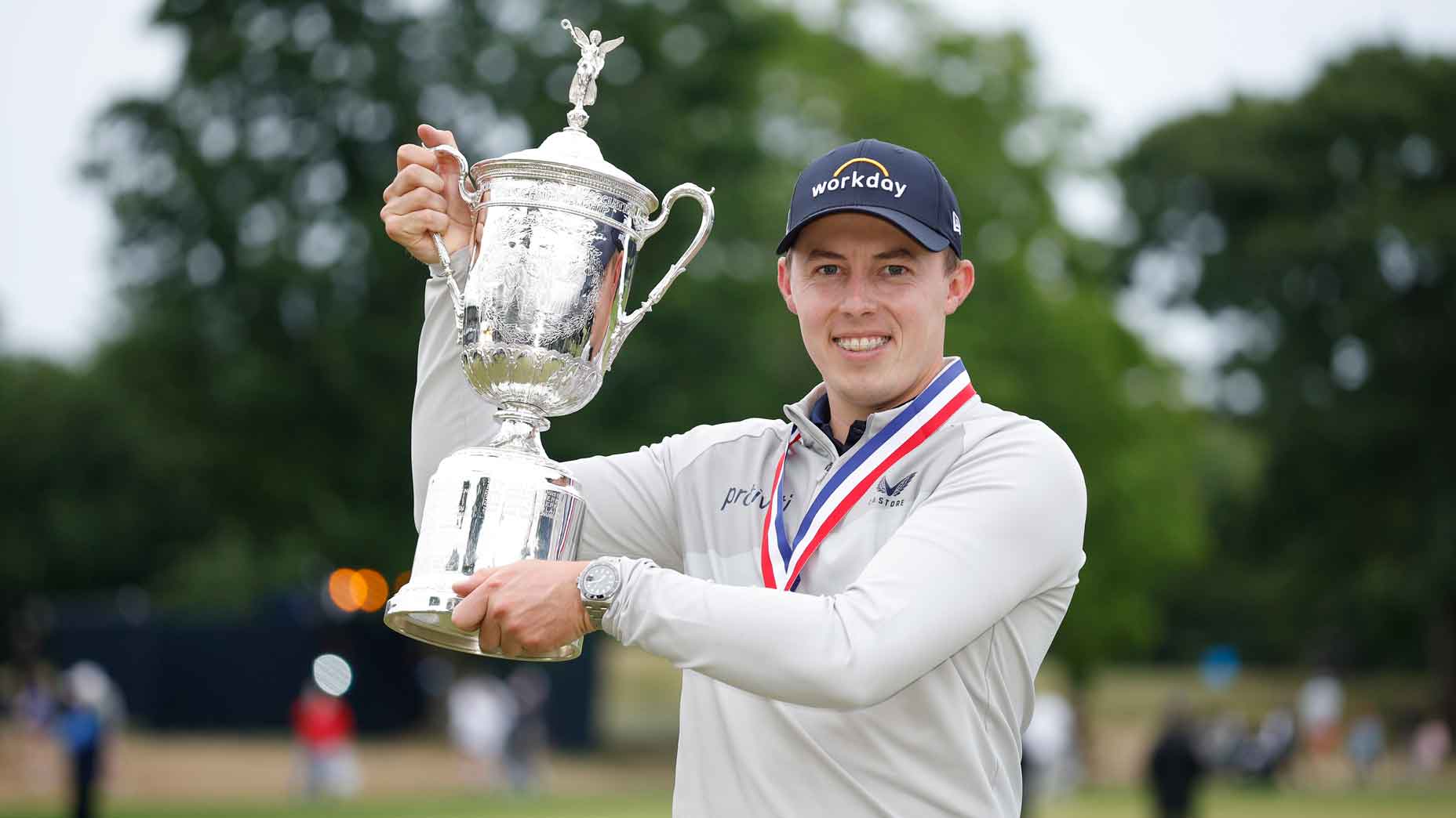 Matt Fitzpatrick U.S. Open trophy