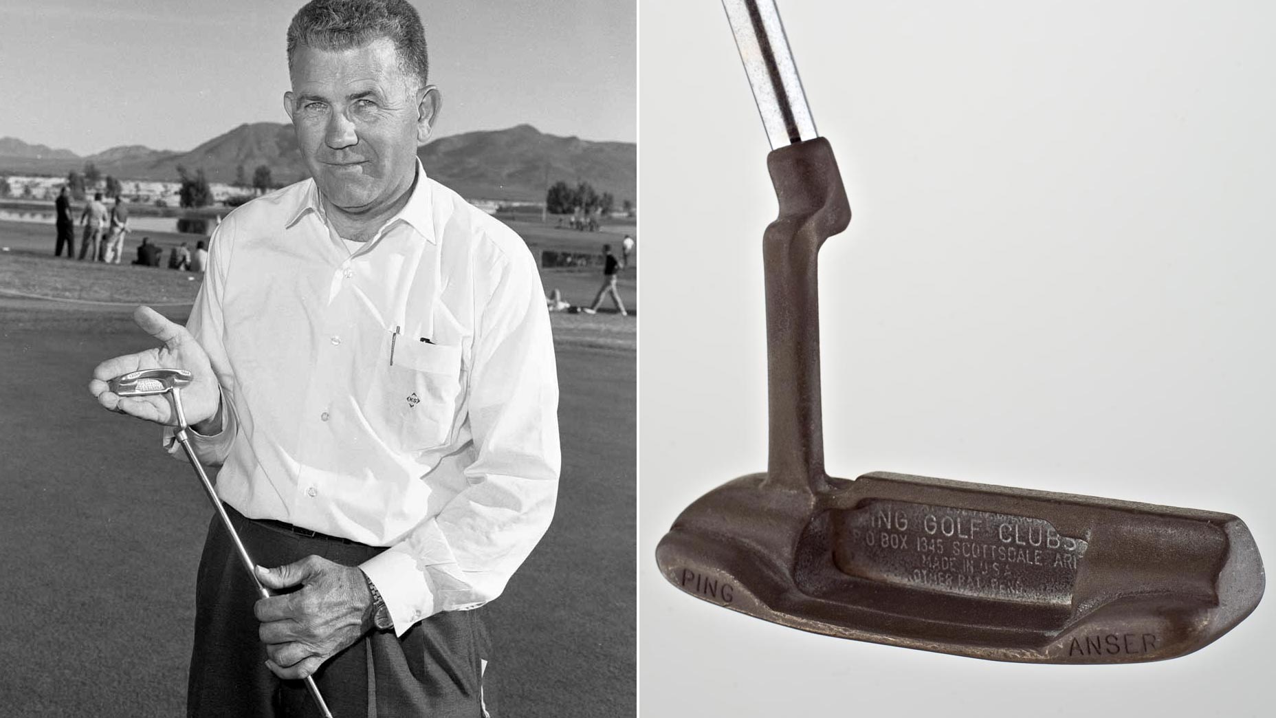Karsten Solheim and his Ping Anser putter creation