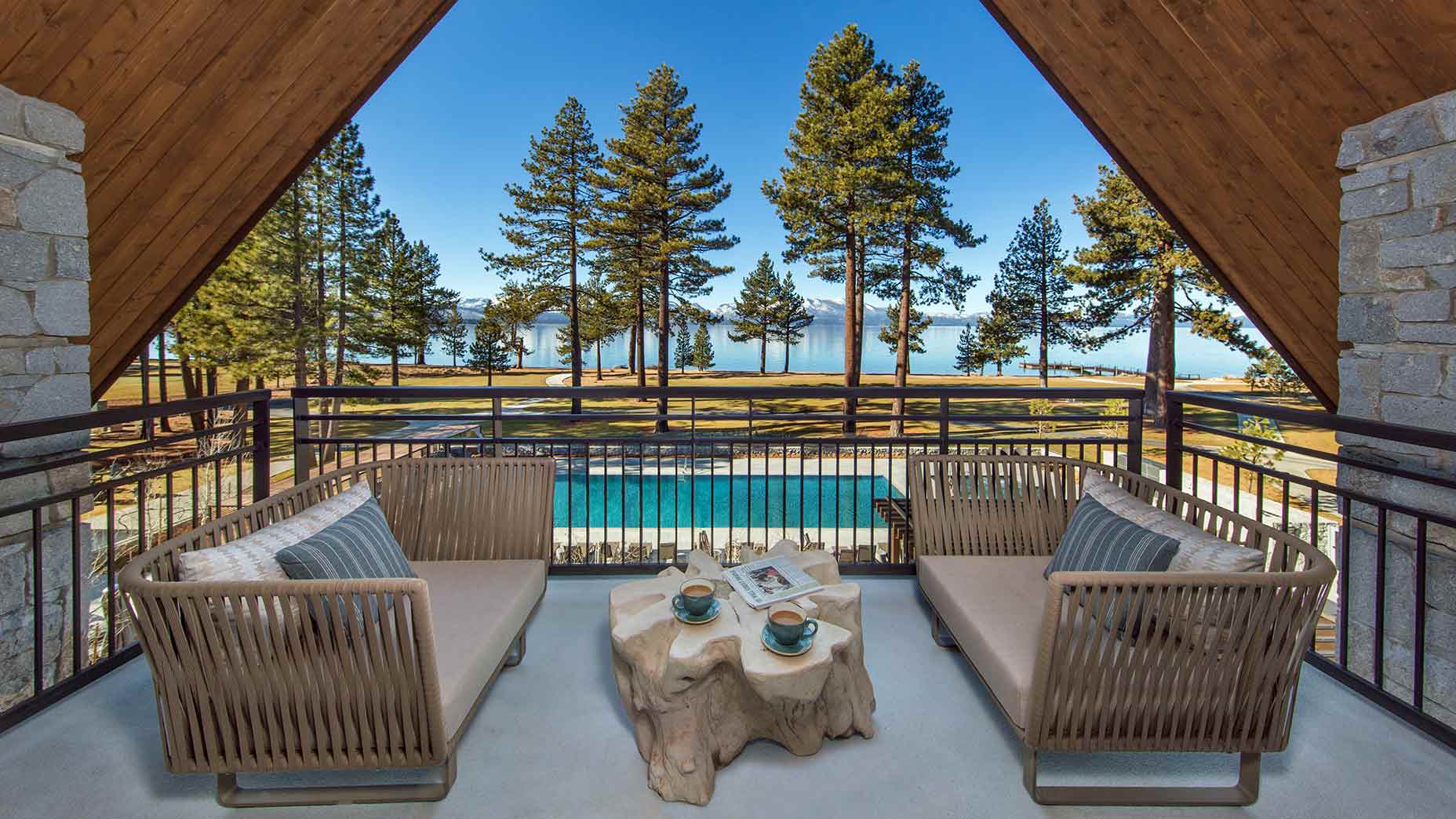 The Emerald Suite at Edgewood Tahoe Resort.