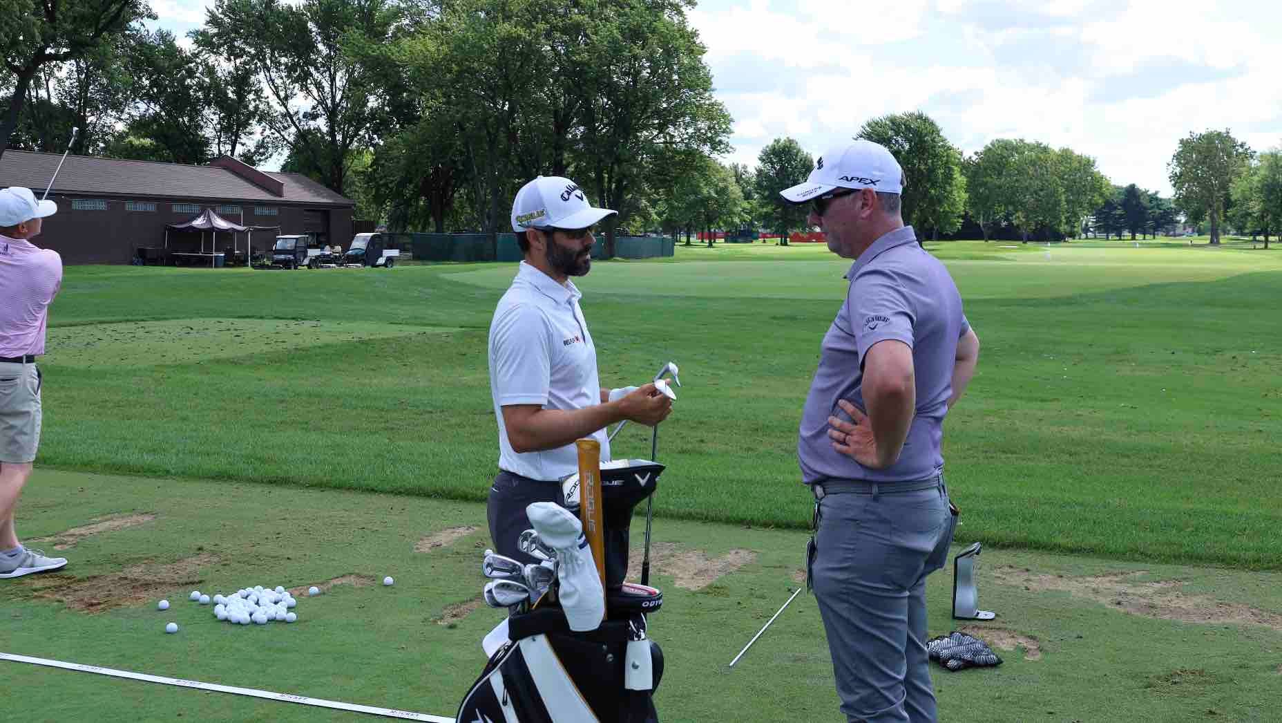 Adam Hadwin talking wedge bounce