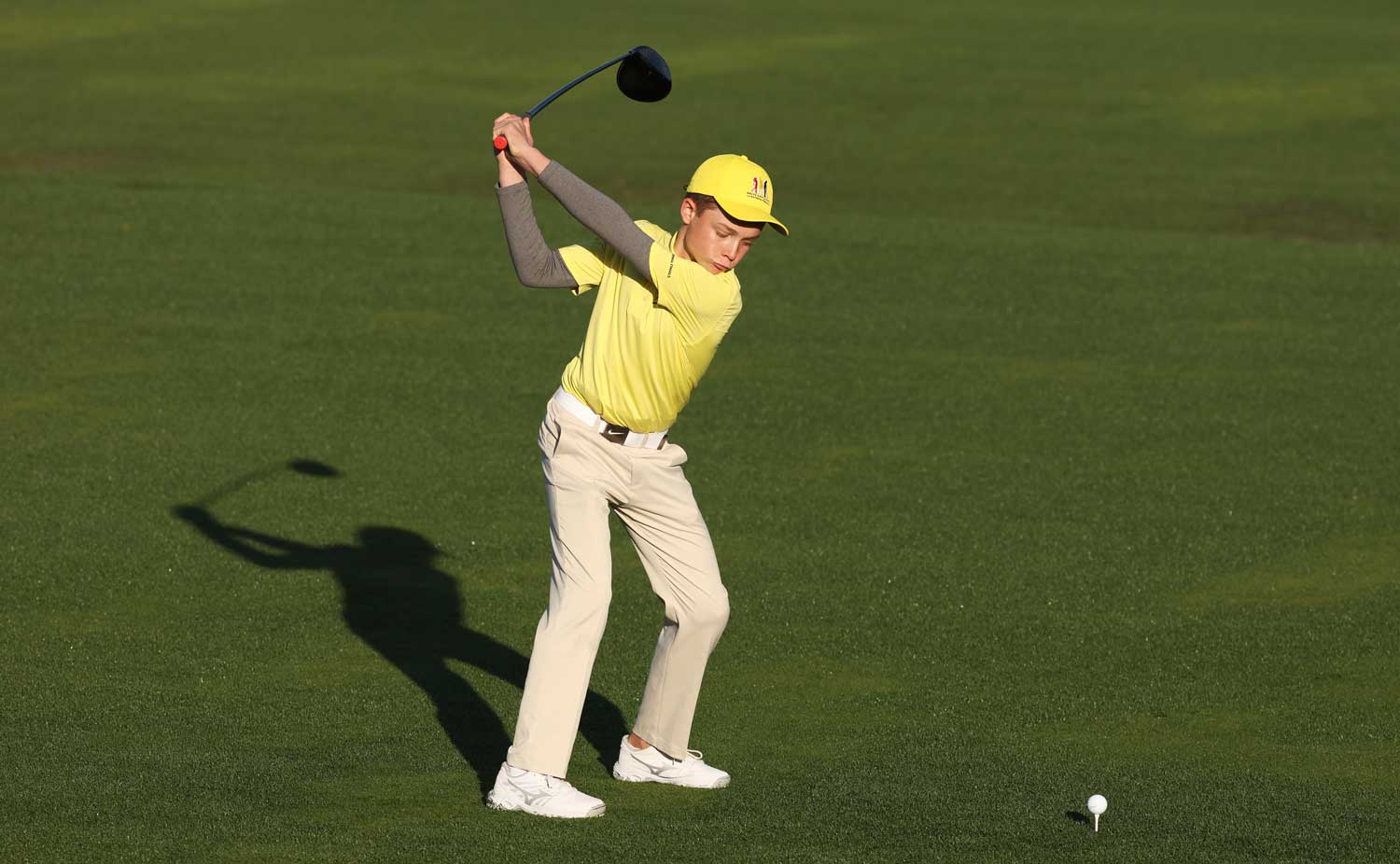 Pierson Huyck at 2021 drive, chip and putt