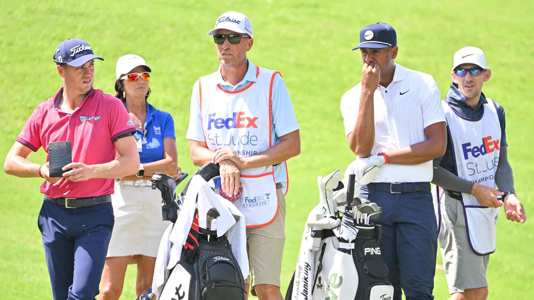 Tony Finau and Justin Thomas