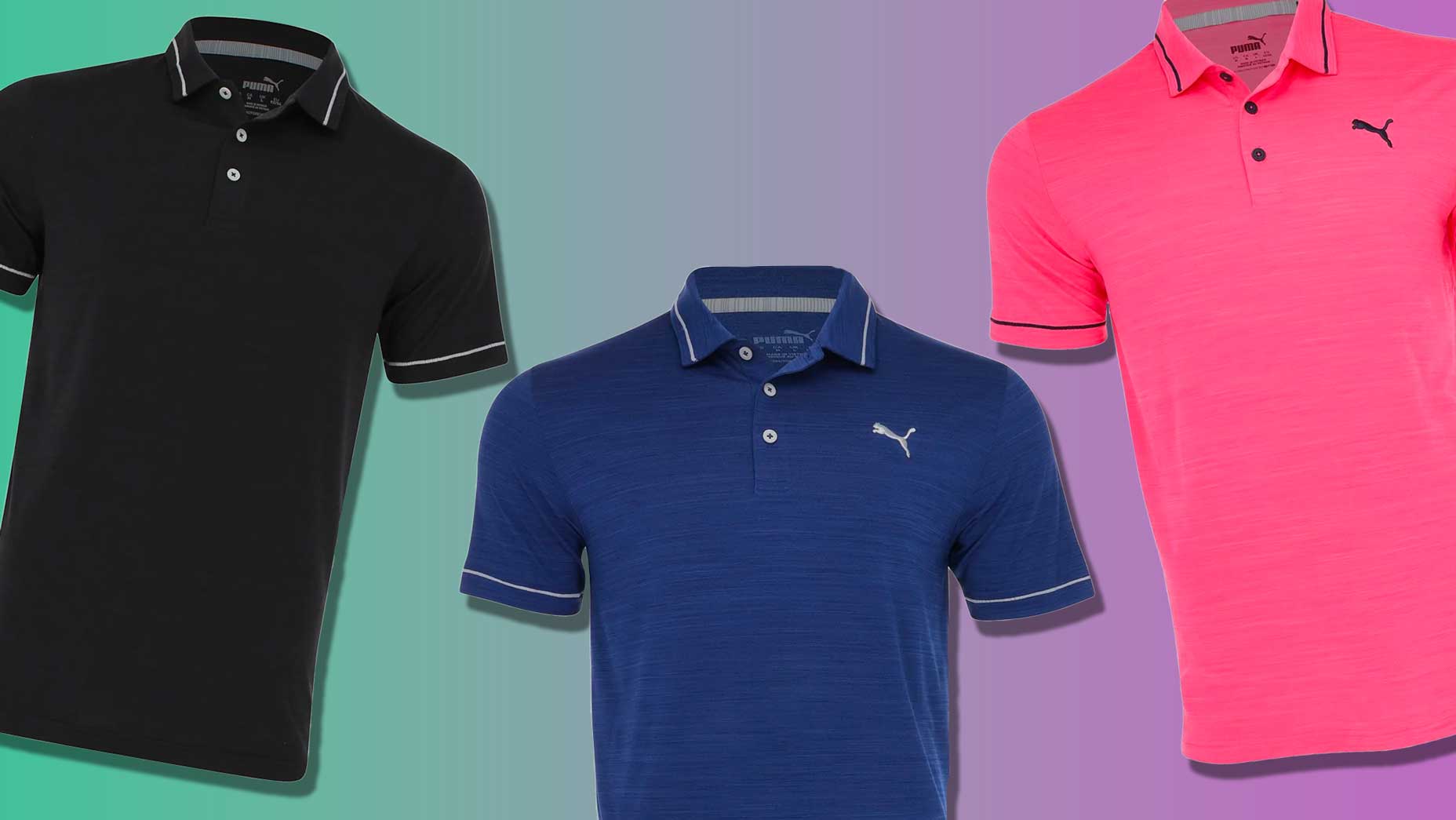 Puma transitional golf polos