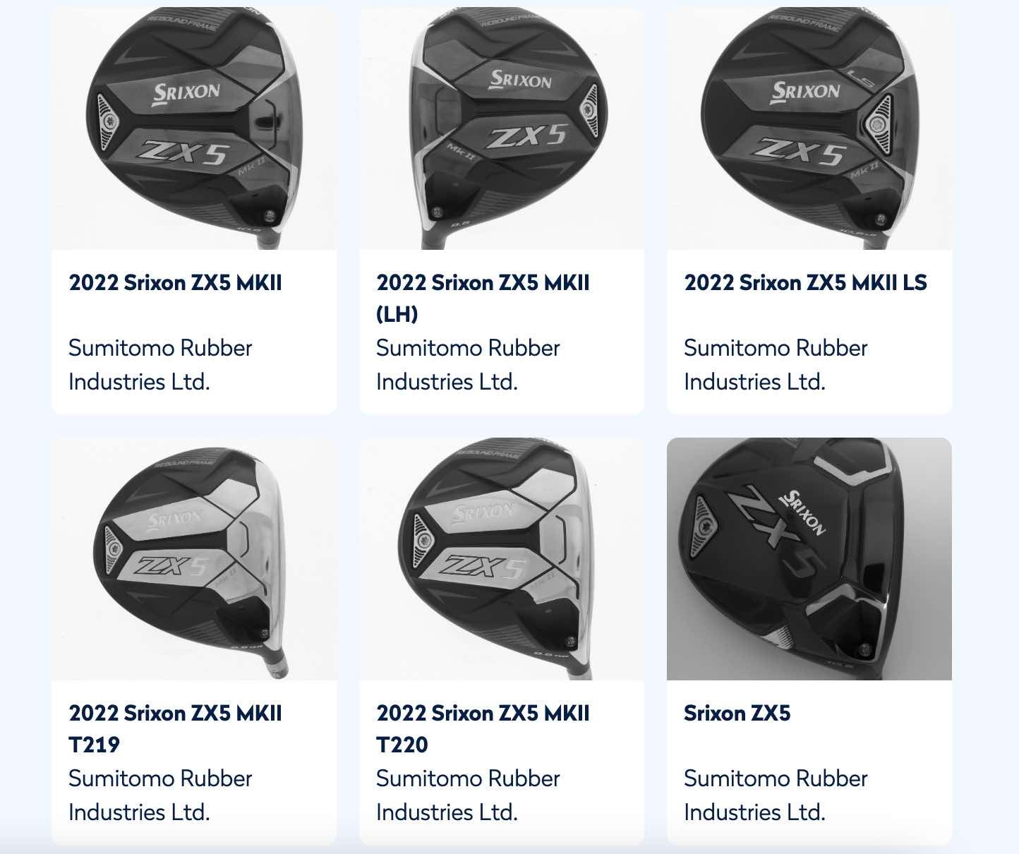 2023 ZX Srixon Drivers