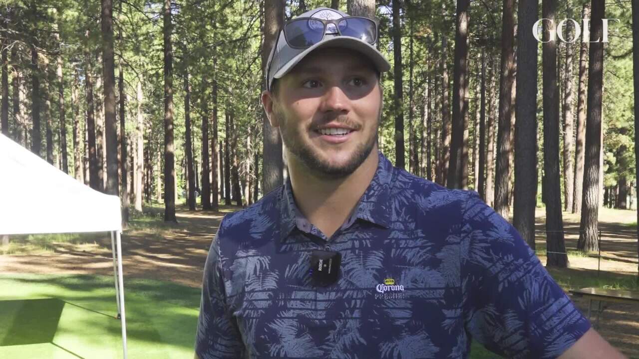 Josh Allen talks how golf impacts him on the field, reveals his dream match