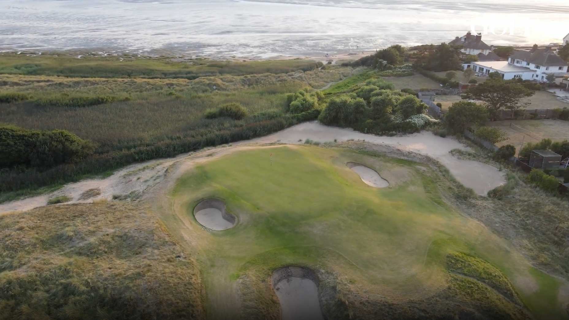 Hoylake's 15th hole (No. 17 in next year's Open) boasts the best view on the course.