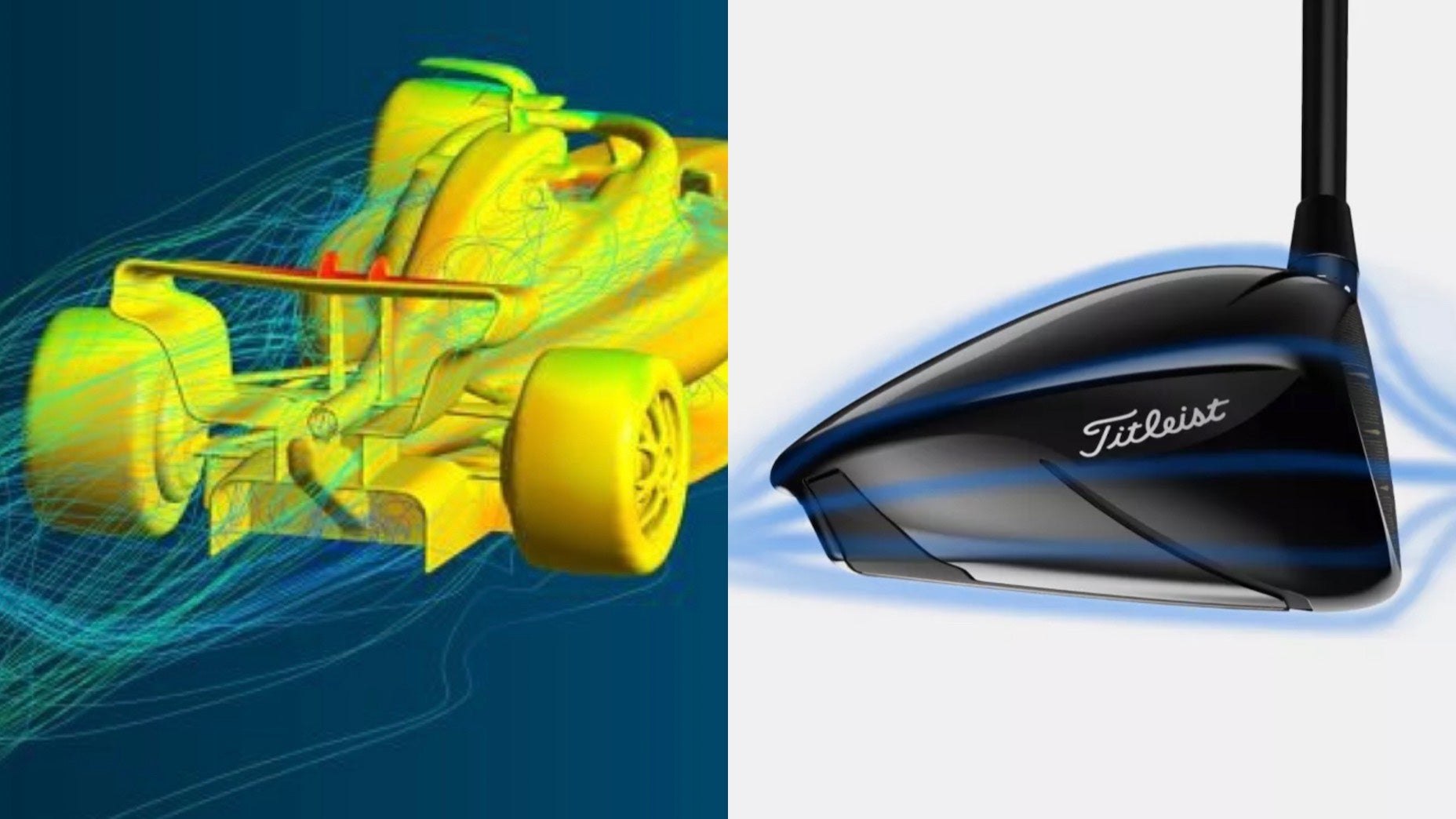 Aerodynamics golf F1 car