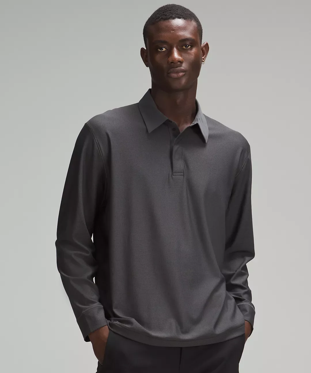 Lululemon Oversized-Fit Long-Sleeve Polo Shirt