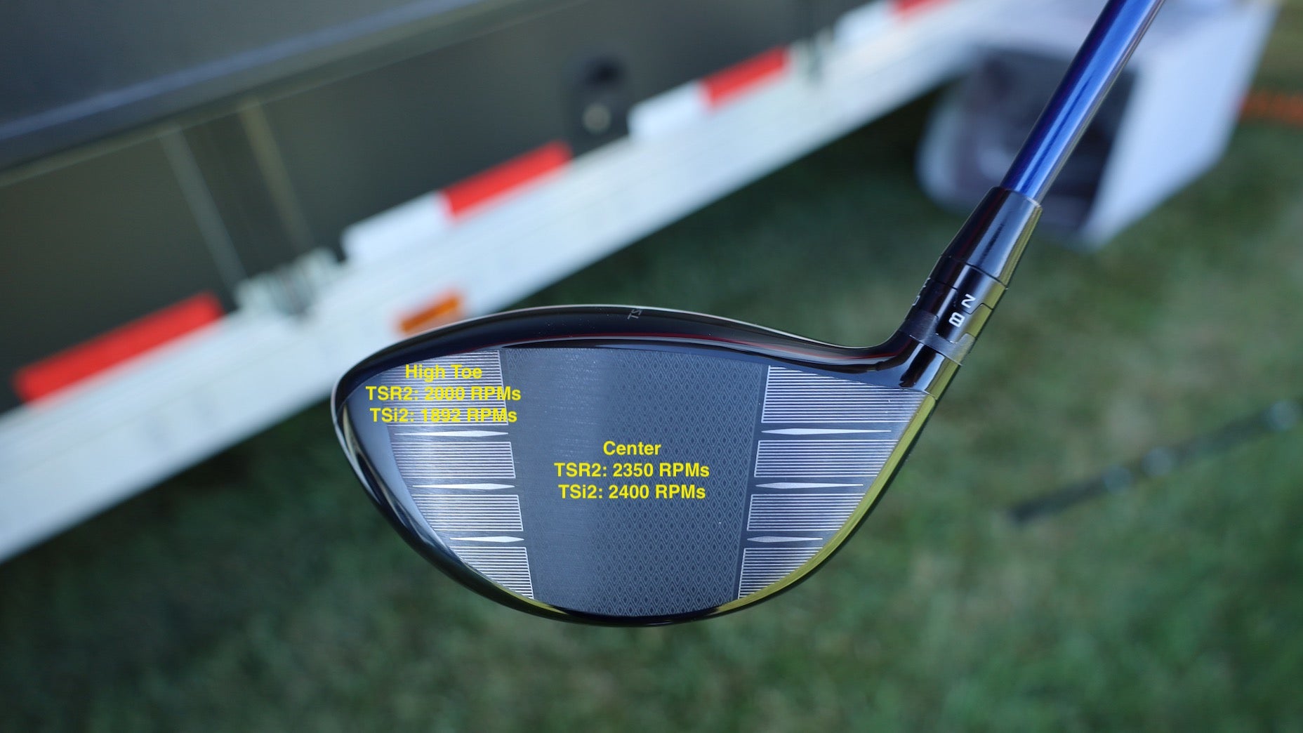 titleist tsr2 spin rate numbers