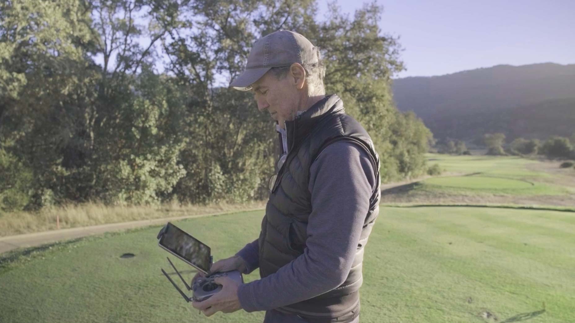 evan schiller with drone