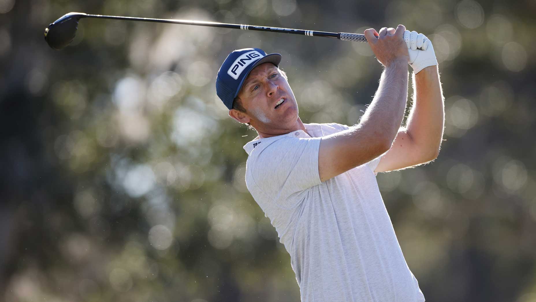 Seamus Power hits drive at CJ Cup