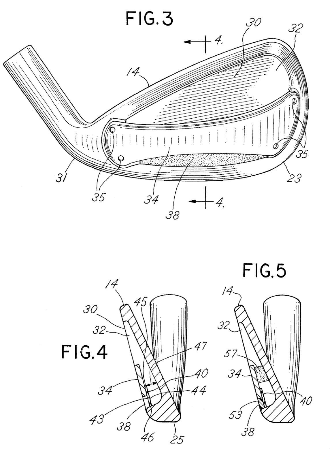 Nike Golf sling shot patent