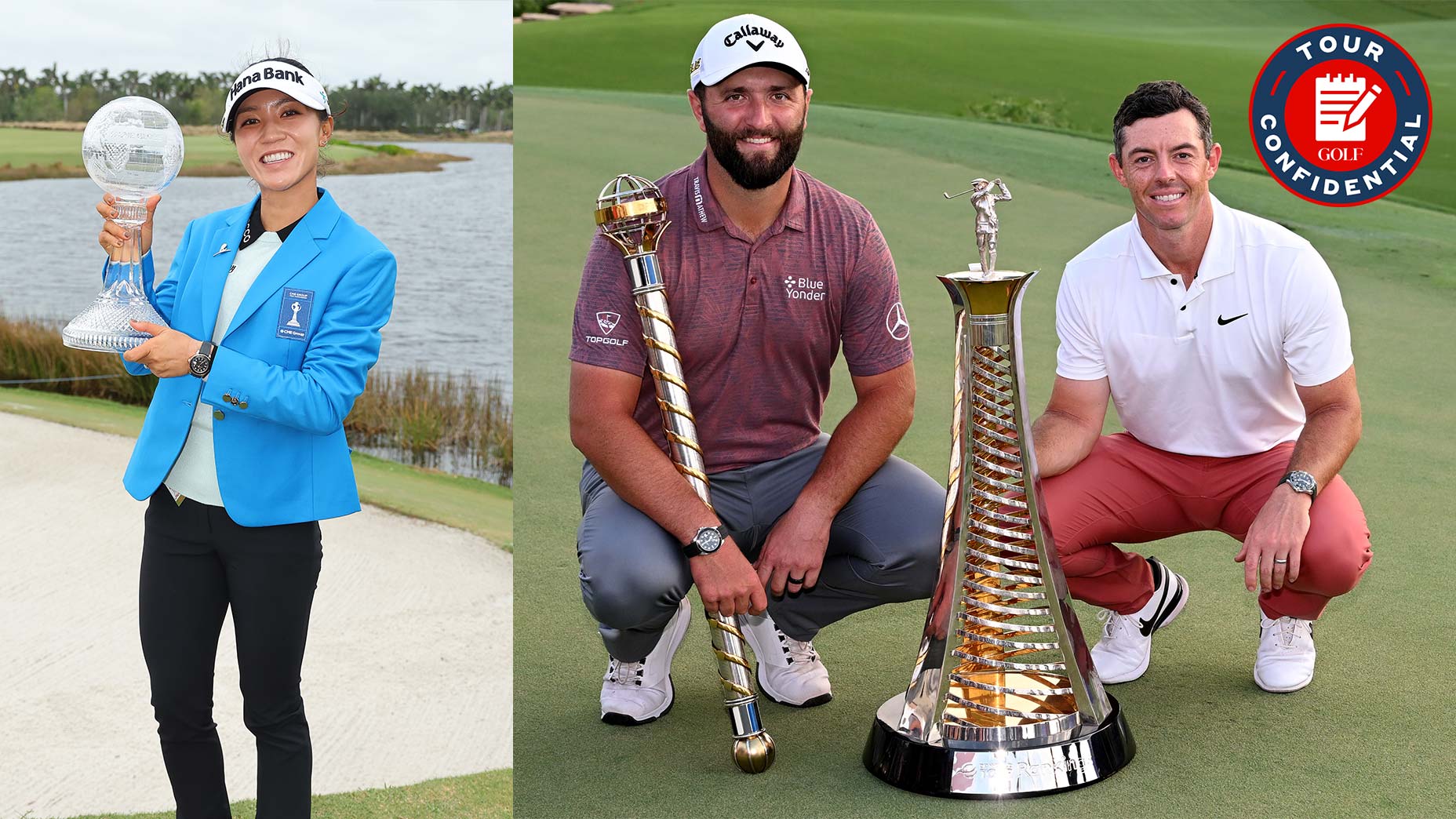 Lydia Ko, Jon Rahm, Rory McIlroy